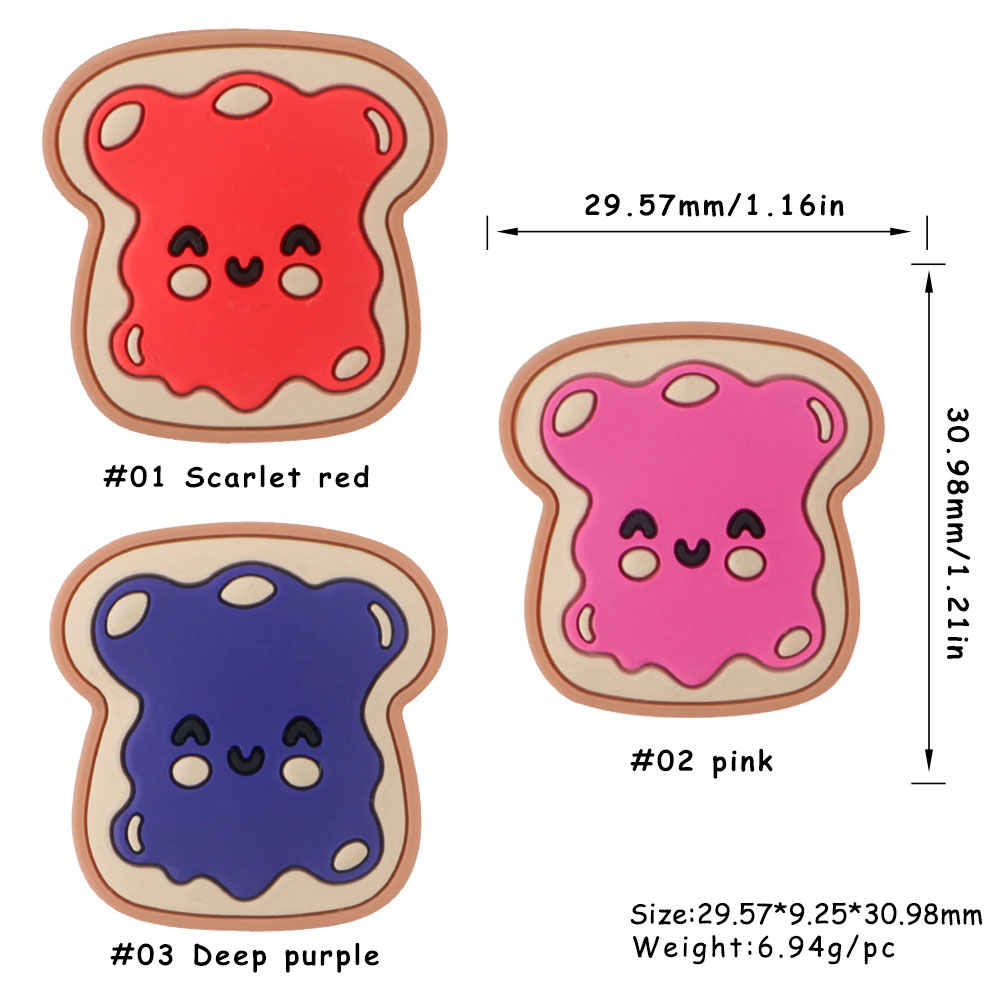 Mélange de perles focales Jelly Bread SA568