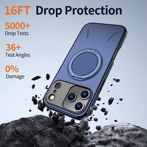 Ventes Flash 360 °   Étui de téléphone rotatif pour <span class=keywords><strong>iPhone</strong></span> 17 16 <span class=keywords><strong>Pro</strong></span> Max, étui magnétique anti-chute pour <span class=keywords><strong>iPhone</strong></span> 17 16 <span class=keywords><strong>Pro</strong></span> Max - Product Image 3