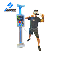 Machine d'arcade de tir VR à monnayeur pour usage commercial, modèle JAMMA JM-VR-VS02, version anglaise