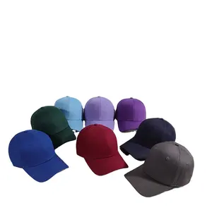 Logotipo personalizado 6 Painel New Hard Top Hat Boné de beisebol Feminino Rosto Pequeno Cabeça Grande Aba Larga Cap Super Deep Baseball Cap