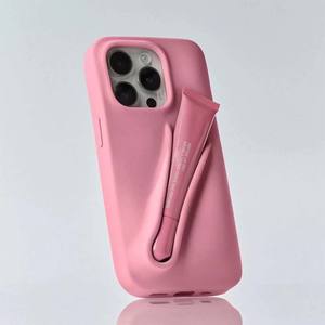 Étui de téléphone en silicone JOYPORODO S055 avec rouge à lèvres pour <span class=keywords><strong>iPhone</strong></span> <span class=keywords><strong>11</strong></span> 12 13 14 15 16 Pro Max, étui de téléphone de maquillage antichoc - Product Image 3