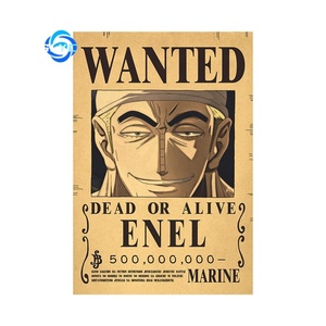 Nouveau <span class=keywords><strong>Poster</strong></span> Rétro en Papier Kraft One Piece Avis de Recherche 129-176 Produits Dérivés d'Animation pour E-commerce Transfrontalier - Product Image 5