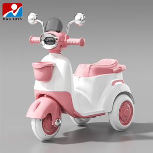 Trottinette pour enfants avec panier, effets lumineux et musicaux, design de <span class=keywords><strong>moto</strong></span> simulée, jouet de trottinette d'équilibre pour enfants - Product Image 1