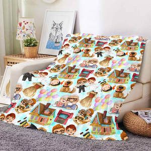 High Quality Cute Cartoon <b>Balloon</b> Plush Blanket Soft Warm Fleece Throw Home Wearable Outdoor Portable Travel Blankets - Product Image 5