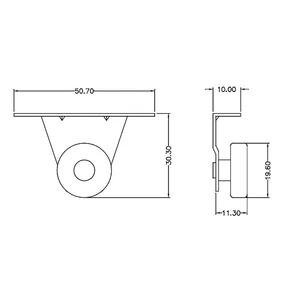 Rodillo <span class=keywords><strong>de</strong></span> puerta corredera <span class=keywords><strong>de</strong></span> nailon, rueda <span class=keywords><strong>de</strong></span> puerta <span class=keywords><strong>de</strong></span> <span class=keywords><strong>ducha</strong></span> deslizante para el mercado <span class=keywords><strong>de</strong></span> América del Sur, precio competitivo, chapado <span class=keywords><strong>de</strong></span> Zinc, L12 - Product Image 5