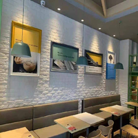 Panneau mural en pierre artificielle moderne, léger, ignifuge et imperméable, en polystyrène, grand format, pour usage domestique