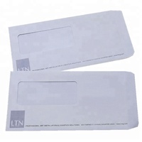 Enveloppe de luxe au design élégant, en papier kraft noir, avec logo personnalisé, petite enveloppe pour carte-clé, enveloppe pour reçu