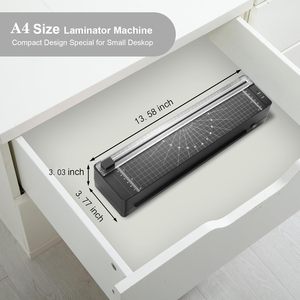 (USA kho) 9 inch Laminator A4 với Máy cắt giấy và máy cắt góc cho trường học hoặc văn phòng sử dụng - Product Image 6