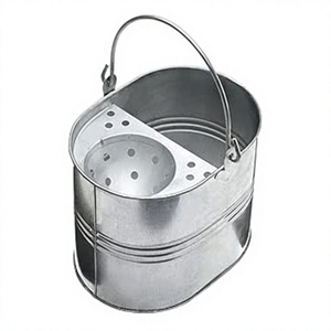 Galvanized Metal Heavy-duty Durable Industrial 25L <b>Mop</b> Bucket steel Office Kitchen Bathroom Home <b>Floor</b> Cleaning Trustworthy - Product Image 1