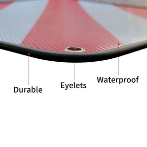 Panneau d'avertissement Italie Porte-vélos 50 x 50 cm en aluminium – Utilisé pour vélos, <span class=keywords><strong>camping</strong></span>-cars, caravanes (Italie, <span class=keywords><strong>Espagne</strong></span>) - Product Image 5