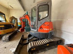 Excavatrice Hitachi ZX35US d'origine japonaise, 3,5 tonnes, moteur Yanmar, zéro recul de queue, pompe à engrenages, roulement, modèle 2022 à vendre - Product Image 6