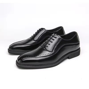 C1022-2 Nouvelles Chaussures Habillées en Cuir pour Hommes à Bout Pointu de Bonne Qualité, Grande Taille, Tendance, pour Mariage et Affaires - Product Image 1