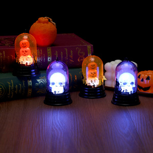 Linterna de Calabaza LED de Estilo Retro Americano, Vela Digital de Plástico Galvanizado para Pascua, Novedades para Fiestas - Product Image 5