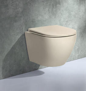 Réservoir dissimulé de toilette mural en céramique européenne sans monture nouvelle tendance couleur <span class=keywords><strong>taupe</strong></span> - Product Image 1