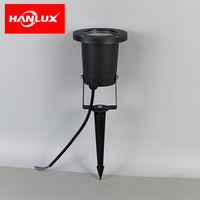 Luminaire de jardin en aluminium et verre IP65, support GU10 MR16, sans ampoule, pour allée, cour, décoration paysagère