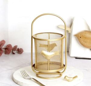 ขายร้อน Handmade โลหะทองช้อนส้อมผู้ถือช้อนส้อมผู้ถือห้องครัวตกแต่งบ้าน - Product Image 3