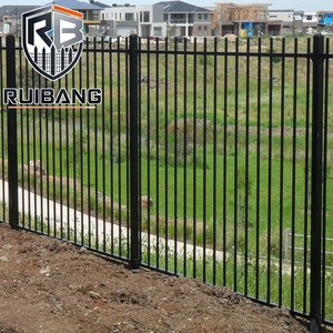 Sistema de Valla Tubular de Acero Directo de Fábrica RuiBang con Opciones de <span class=keywords><strong>Puerta</strong></span> para Contratistas Norteamericanos - Product Image 4