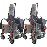 Machine à plâtrer M9, machine à plâtrer au gypse, station de plâtrage, pompe de 5,5 kW, 380 volts, pompe à air allemande PFT, M18