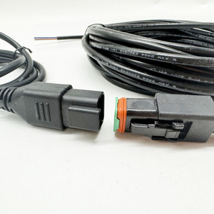 Водонепроницаемый Deutsch DT DTP 2-контактный мужской женский жгут проводов для светодиода рабочего света/светодиодный рабочий свет бар Сменные разъемы - Product Image 4