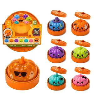 Squishy d'Halloween 2026 de haute qualité en gros, Squishy Citrouille Maltose, Squishy TPR, Cadeau d'Halloween - Product Image 1