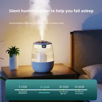 Humidificateur à double buse Petit humidificateur domestique à grand volume Silencieux pour dortoir Bureau Grande capacité