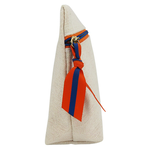 Impression personnalisée jute cosmétique sac à fermeture éclair <span class=keywords><strong>pochette</strong></span> <span class=keywords><strong>bolso</strong></span> de cosmeticos - Product Image 4