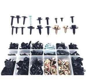 Kit de tornillos de cubierta de cabeza hexagonal de tornillo autorroscante de guardabarros/parachoques de coche negro - Product Image 1