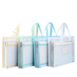 Bolsa de Tutoría para Clasificación de Materias Escolares, Bolsa Transparente Impermeable para Documentos, Bolsa de Almacenamiento para Exámenes, Bolsa para Llevar Tareas Escolares - Product Image 1