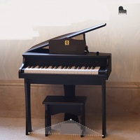 Wooden Toy Educational Electronic Piano Keyboard Kid Musical Instrument Piano Educational Toys with Chair