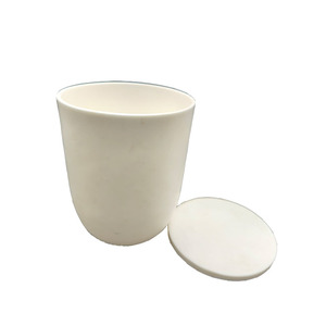 <span class=keywords><strong>Creuset</strong></span> en céramique d'alumine de 50ML en gros Test d'incendie <span class=keywords><strong>Creuset</strong></span> de résistance à la corrosion Argent réfractaire carré haute température - Product Image 5