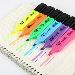 Gxin G-342-6V Chuyên Nghiệp Đủ Huỳnh Quang Bút Các loại 6 Màu Sắc Đánh Dấu Chất Lượng Cao Tùy Chỉnh Tô Màu Đánh Dấu - Product Image 5