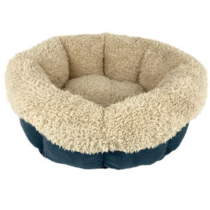 YangyangPet Creative Blüten blätter Form Kinder bett Super Soft <span class=keywords><strong>Sherpa</strong></span> Comfort Warmes Katzen bett für Katzen - Product Image 1