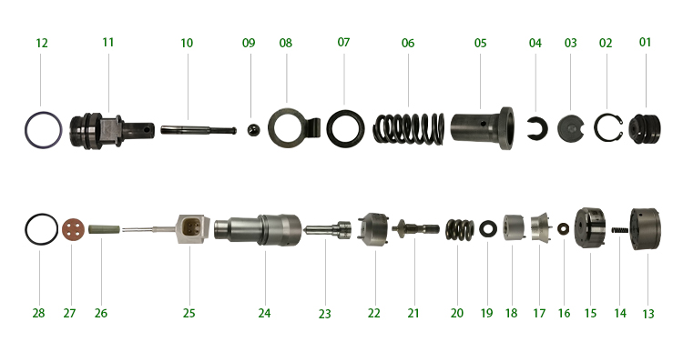 Unit Injector 3801371 BEBE4D26002 for Volvo Penta MD13