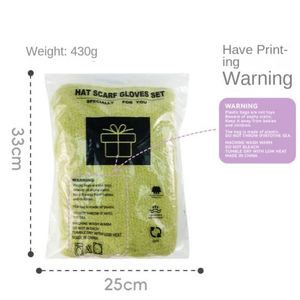 Nouvel ensemble hiver 3 pièces pour femme : bonnet tricoté, écharpe polaire épaisse et gants de protection auditive - Product Image 3