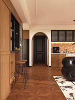 Carrelage en bois de lotus irrégulier |   Carrelage mural et de sol en porcelaine antidérapant moderne pour salle de bain, cuisine, villa |   R11 Antidérapant
