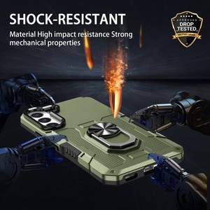 Antichoc 2 en 1 Armure Hybride Béquille Anneau Magnétique Téléphone étui pour VIVO Y27 Y36 V27E Y02S Y15S T1 Y75 Y55 Y76 Y16 <span class=keywords><strong>Y35</strong></span> Y22S - Product Image 4