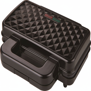 2021 Meilleure vente noir automatique petit déjeuner Sandwich Maker personnalisé diamant finition plaque OEM Wrap ménage cuisine appareil - Product Image 1