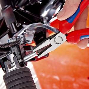 KNIPEX - 20 02 140 SB Pince à becs plats noire atramentisée, tête polie, poignées avec poignées multi-composants PINCE ET COUPE - Product Image 5