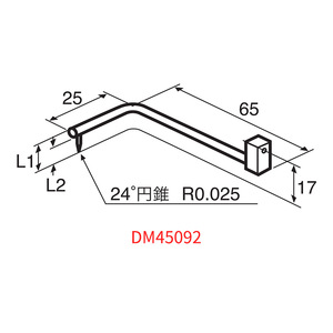 เครื่องวัดความหยาบ Accretech รุ่น Stylus Dm45090 หัววัดทรงกรวย 24 องศา R0.025 สำหรับการวัดพื้นผิว - Product Image 3