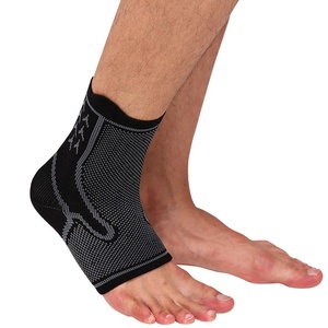 دعامة دعم للكاحل لالتهاب اللفافة الأخمصية كم قدم مطاطي غير ملحوم من النايلون - Product Image 1