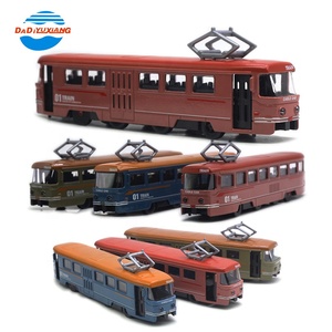 Precio de fábrica al por mayor de aleación de tren modelo con 3 colores atrás con la música y la iluminación - Product Image 1
