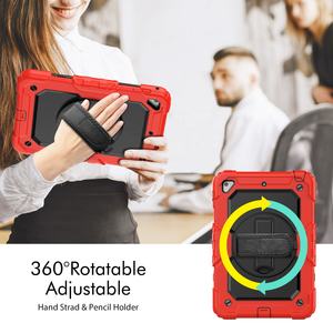 Custodia per Tablet PC in Silicone con supporto a rotazione 360 per <span class=keywords><strong>iPad</strong></span> <span class=keywords><strong>Mini</strong></span> <span class=keywords><strong>4</strong></span> 5 2015 2019 custodia protettiva con tracolla - Product Image 2
