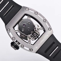 Montre Tourbillon Classique en Forme de Tête de Mort, Design Mécanique Luxueux, Style Unique Mettant en Valeur la Personnalité