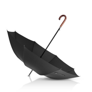 23 Inch Metal Shaft 8 Ribs Modern Manual High Quality Stretch Straight <b>Umbrella</b> with Custom Logo for Hotels 190T Pongee - Product Image 3