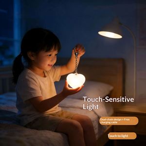 Juguete Infantil, Lámpara de Ambiente Inteligente con Sensor Táctil, Adorno Colgante, Accesorio de Regalo, Luz para Dormir, Cuidado de los Ojos, Luz Nocturna en Forma de Corazón - Product Image 2