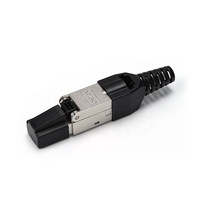 Conector Modular RJ45 CAT6A FTP sin Herramientas para Cableado Integrado