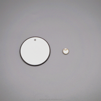Cakram keramik piezoelektrik PZT 5H, Diameter 3mm & ketebalan 2mm 0.8 MHz 800 KHz frekuensi untuk Sensor tingkat cairan