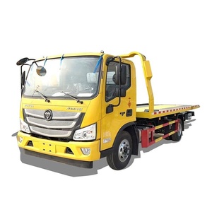 Choix fiable : Camion de dépannage Foton 4X2 à plateau pour le récupération de véhicules endommagés, le remorquage sur autoroute et le sauvetage routier - Product Image 1