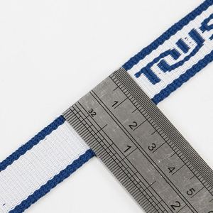 20mm Recycled Polyester <b>Webbing</b> Eco Friendly Custom RPET <b>Webbing</b> Polyester Jacquard Recycled Strap for Dogs - Product Image 4