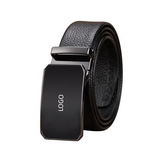फ़ैक्टरी कस्टम लोगो पुरुषों के फैशन वास्तविक कछुट चमड़े के बेल्ट के साथ जस्ता मिश्र धातु के साथ - Product Image 3